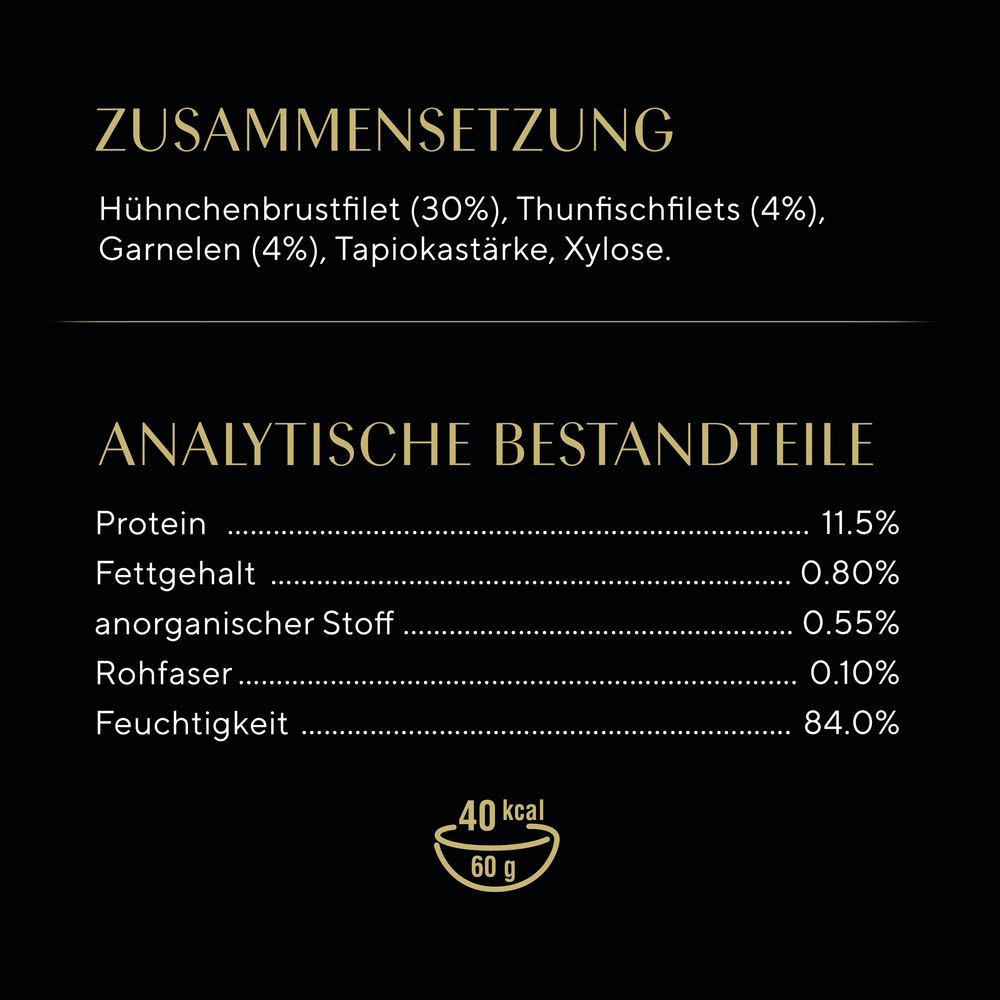Sheba - Filets mit Huhn & Garnelen - 16 x 60g - 8