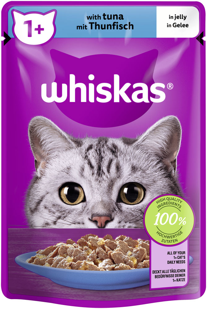 Whiskas 1+ mit Thunfisch in Gelee