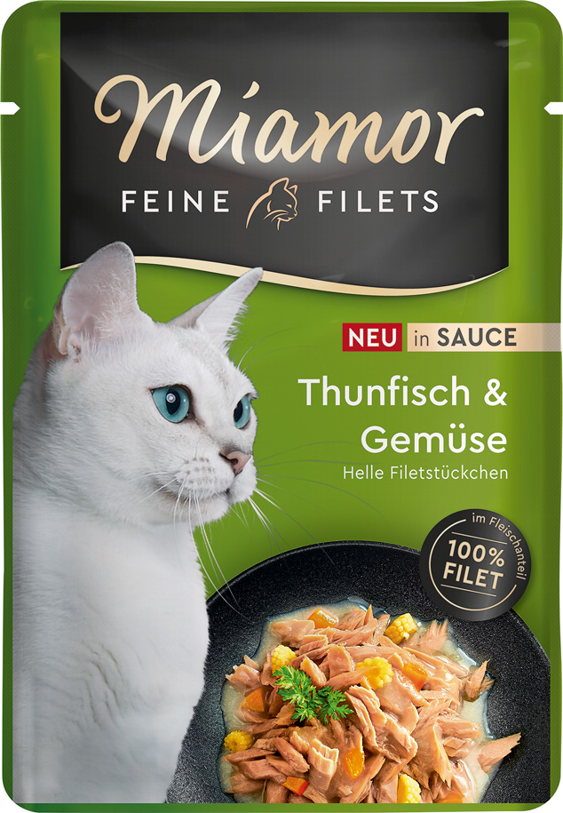 Feine Filets in Sauce Thunfisch + Gemüse