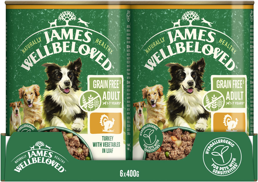 James Wellbeloved - Grain Free Truthahn mit Gemüse in Pastete - 6 x 400g - 3