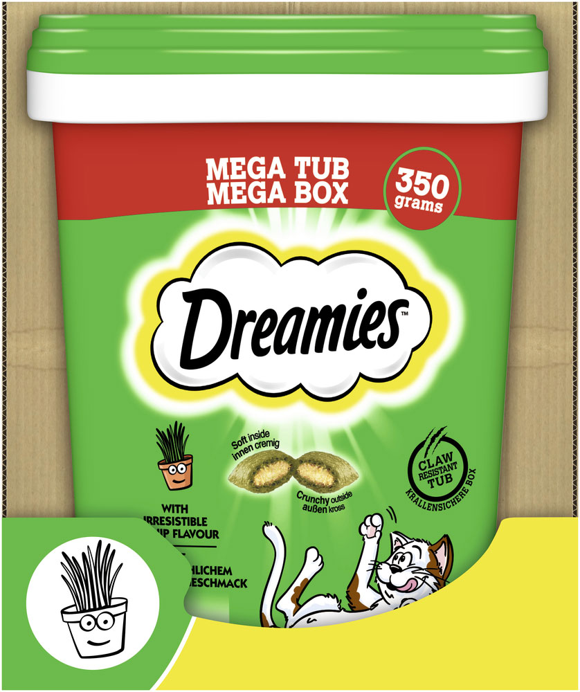 Dreamies - Dreamies Box mit Minze - 1 x 350g - 4