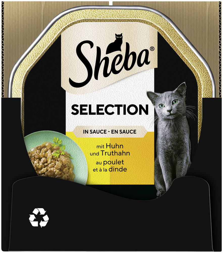 Sheba - Selection Sauce mit Huhn und Truthahn - 22 x 85g - 4