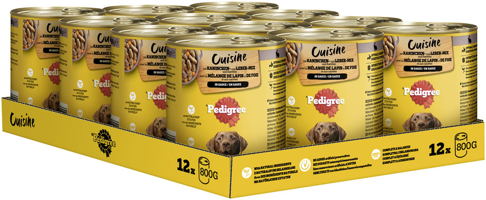 Pedigree - Cuisine mit Kaninchen & Karotten - 12 x 800g - 3