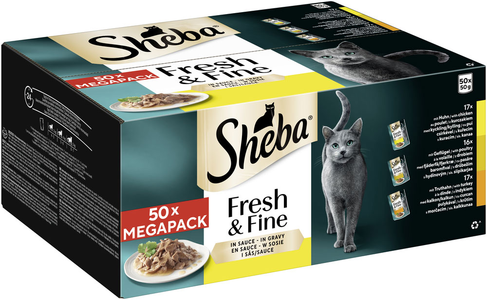 Sheba - Fresh & Fine Multipack - 1 x 50X50g - 2