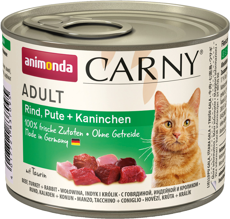 Adult Rind, Pute + Kaninchen