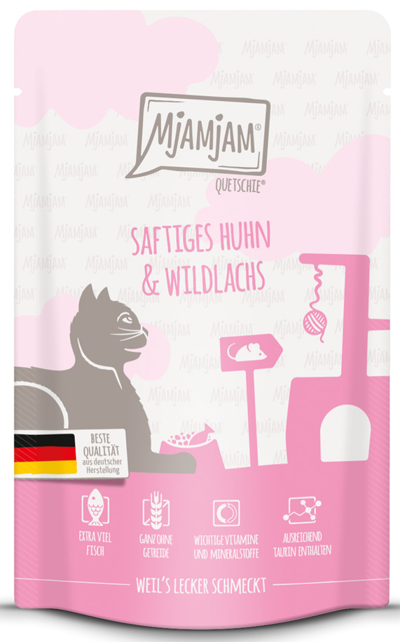 saftiges Huhn und Wildlachs