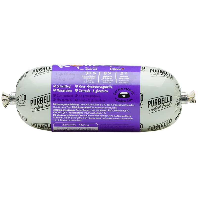 Purbello - Hunderolle mit Ziege - 1 x 200g - 5