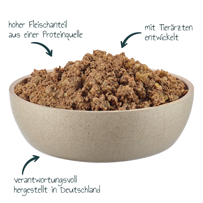 Primox - Hunde Nassfutter MENÜ mit Pferd 6 x 400G - 6 x 400g - 2