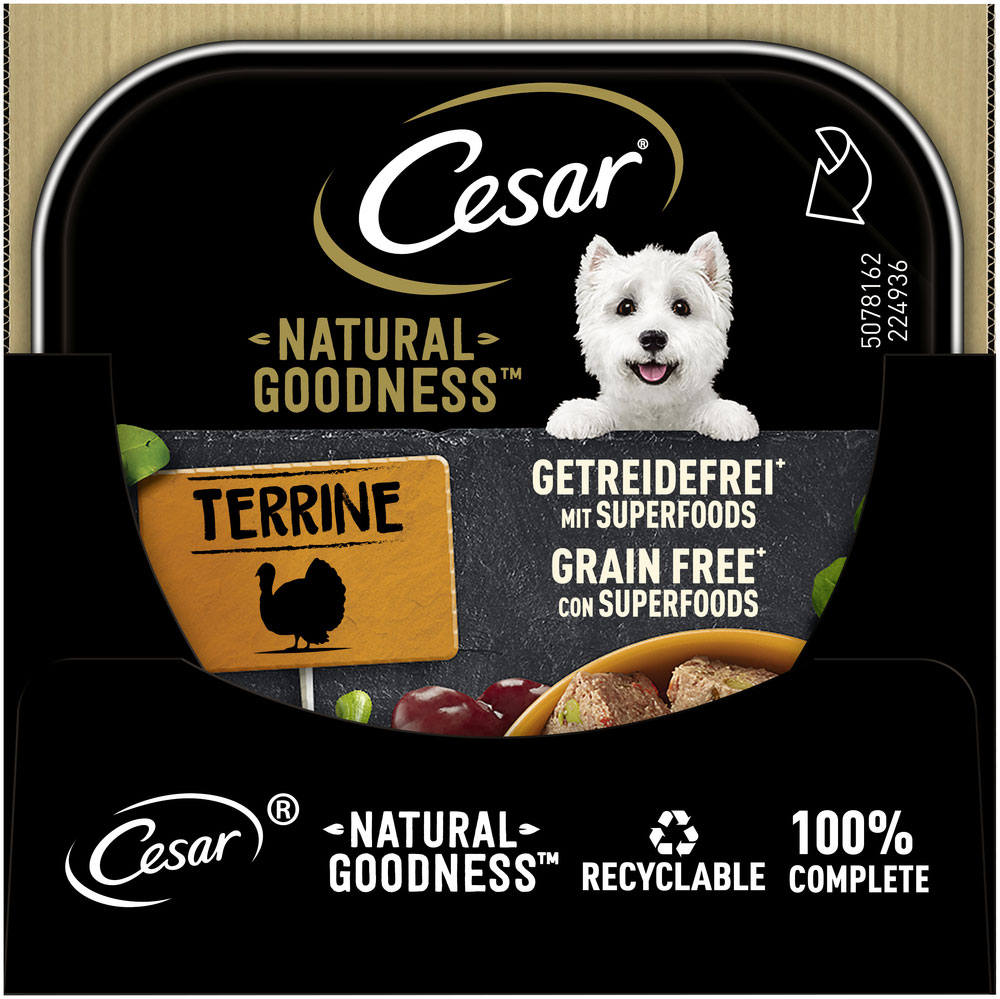 Cesar - Goodness Terrine mit Truthahn, getreidefrei - 16 x 100g - 3