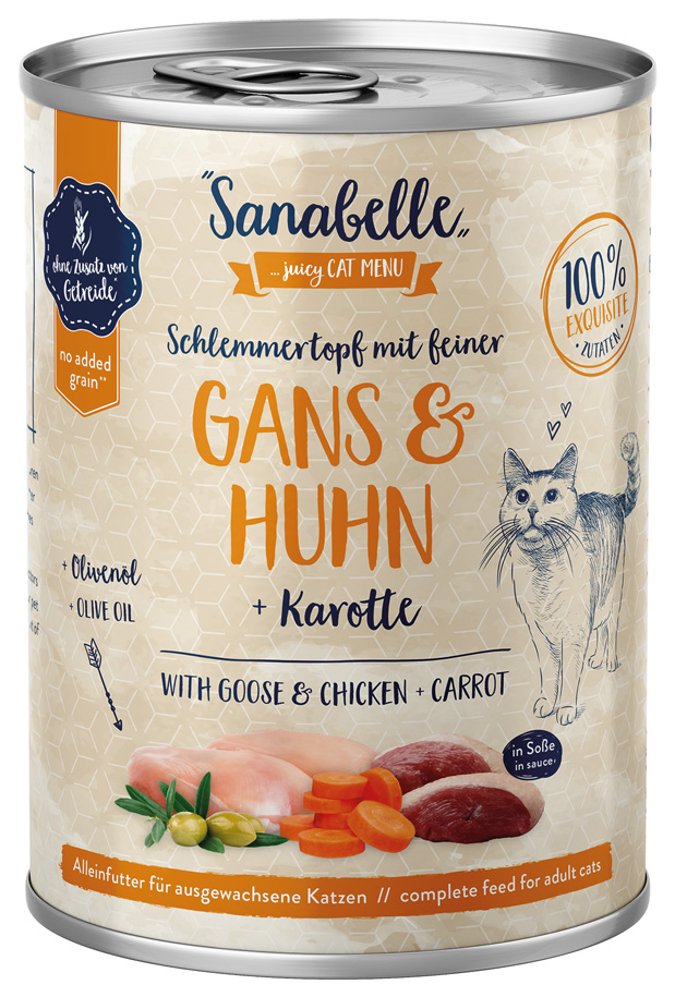 Gans & Huhn mit Karotte