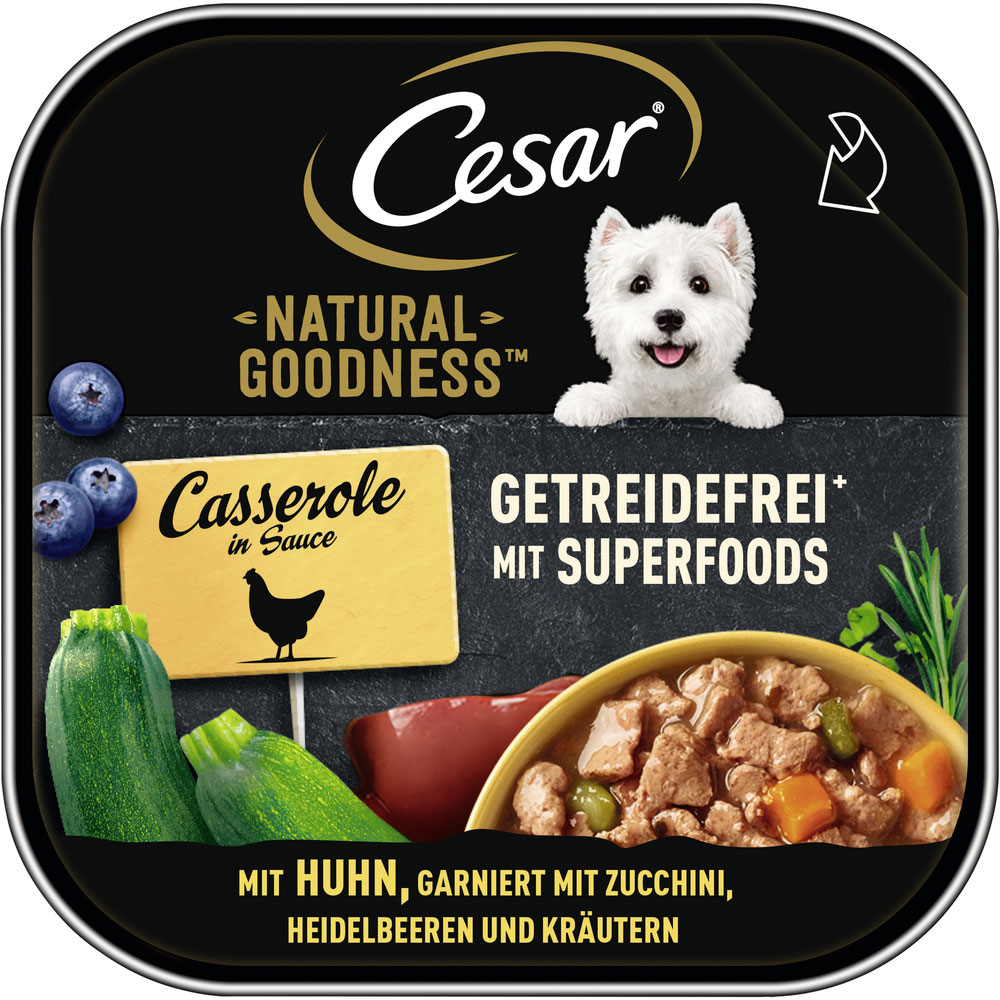 Cesar - Goodness Casserole mit Huhn, getreidefrei - 16 x 100g - 3