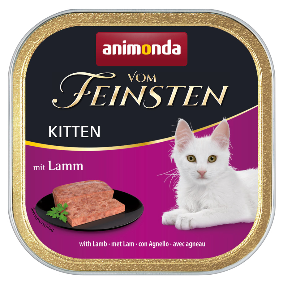 Kitten mit Lamm