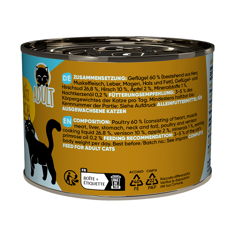 Lucky Lou - Lifestage mit Geflügel & Hirsch - 6 x 200g - 2