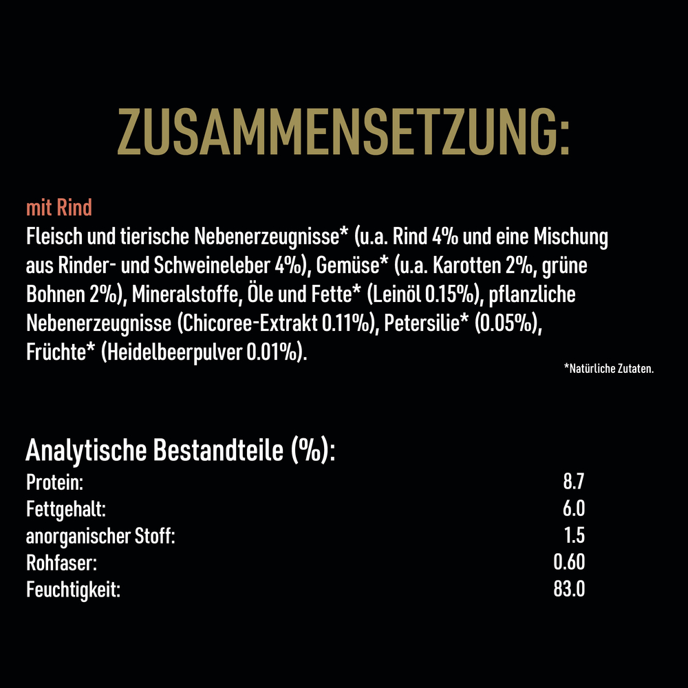 Cesar - Goodness Terrine mit Rind getreidefrei - 16 x 100g - 7