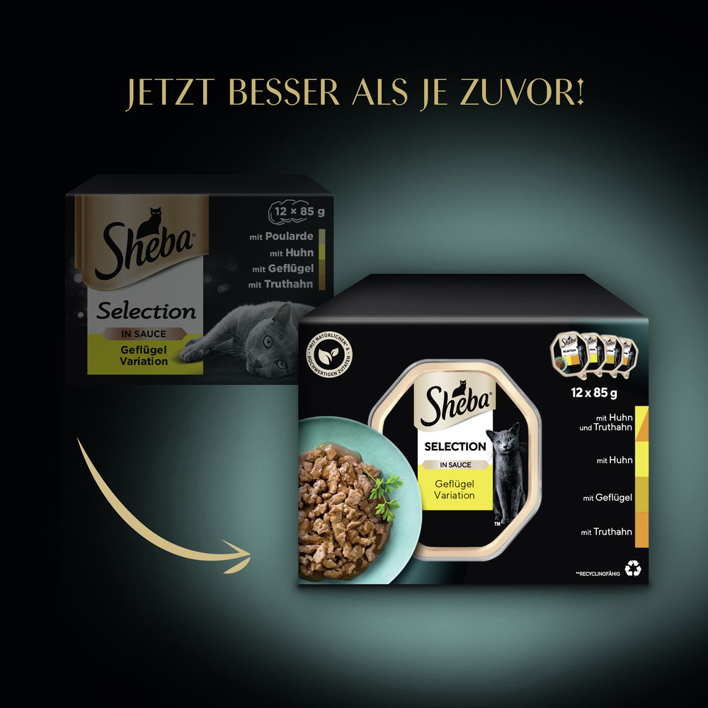 Sheba - Selection Geflügel Variation - 1 x 12X85g - 9