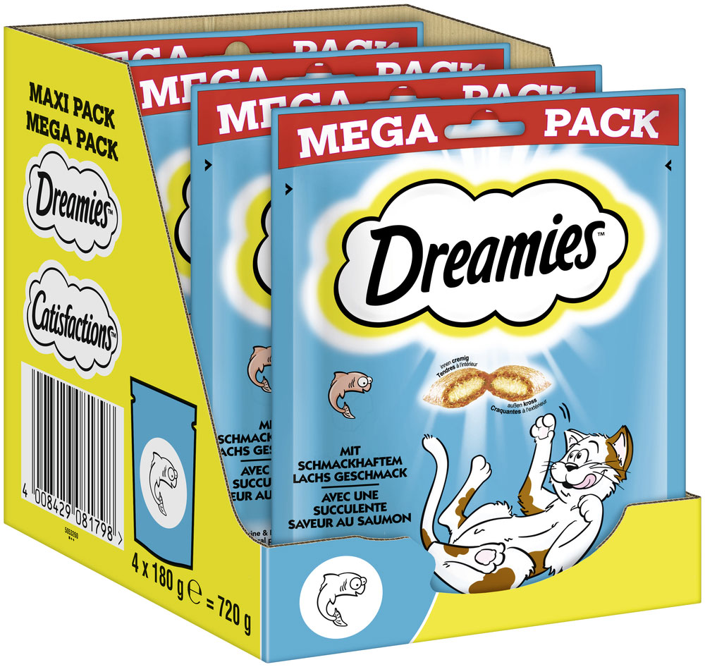 Dreamies - mit Lachs - 1 x 180g - 3