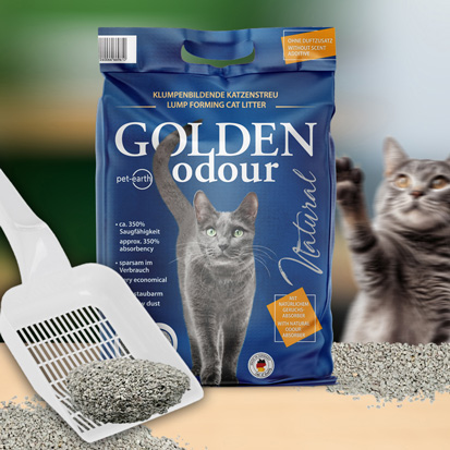 Golden Choice - Golden Odour Katzenstreu - 1 x 14kg - 5