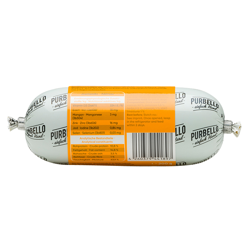 Purbello - Hunderolle mit Ente - 1 x 200g - 2