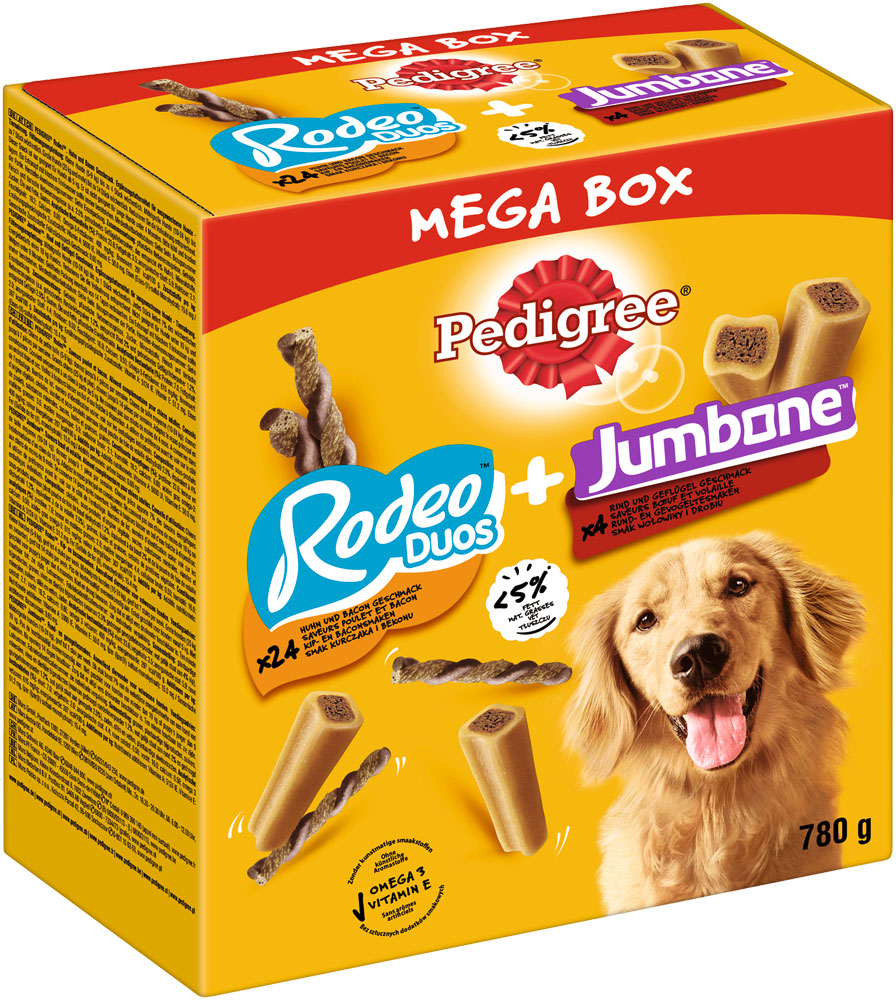 Pedigree - Rodeo & Riesenknochen Mixbox - 1 x 780g - 2