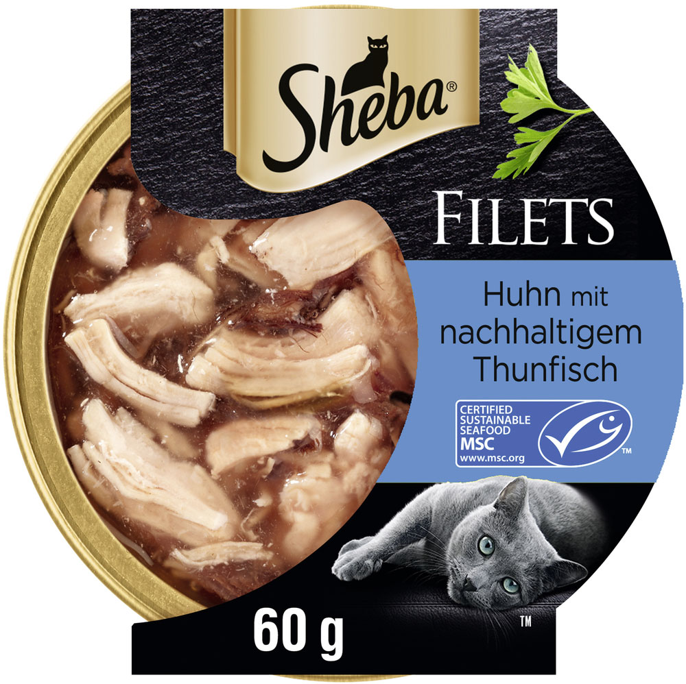 Sheba - Filets mit Huhn & Thunfisch - 16 x 60g - 3
