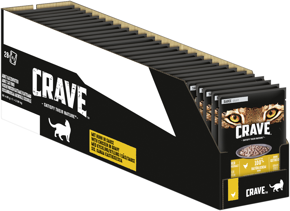 Crave - Sauce mit Huhn - 28 x 85g - 3