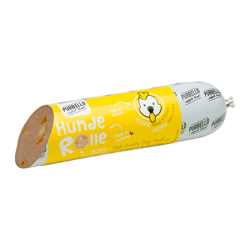 Purbello - Hunderolle mit Huhn - 1 x 400g - 3