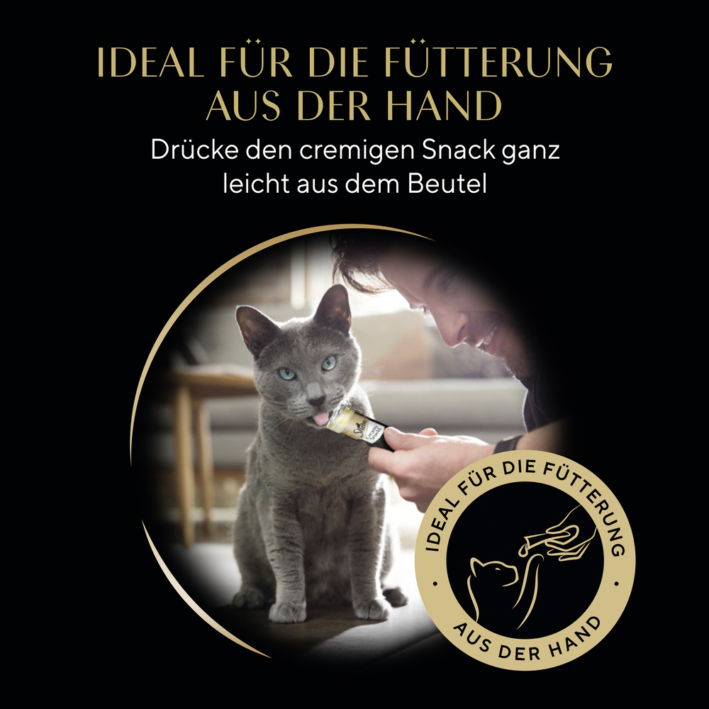 Sheba - Creamy Snack mit Rind - 1 x 4X12g - 9