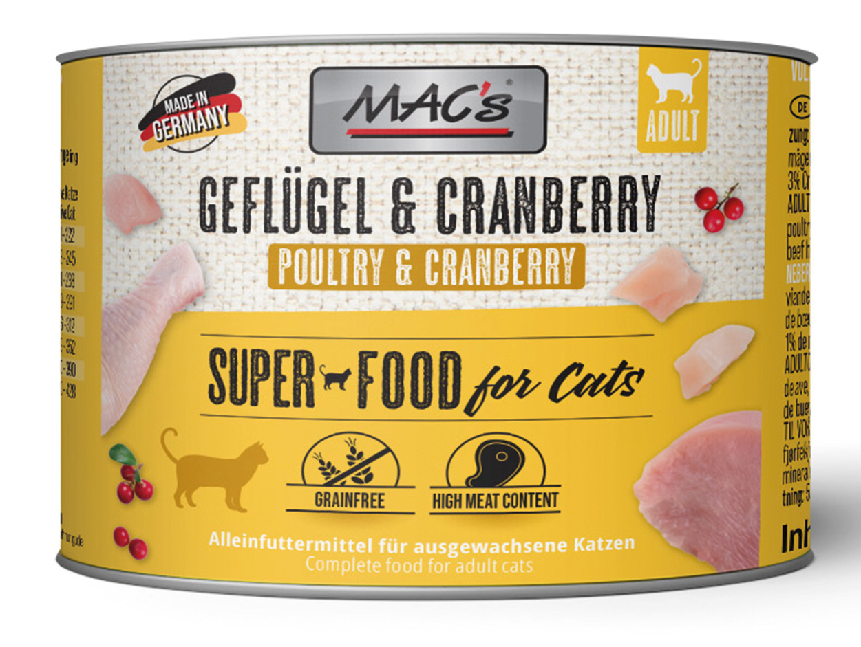 CAT Geflügel, Rind & Cranberry
