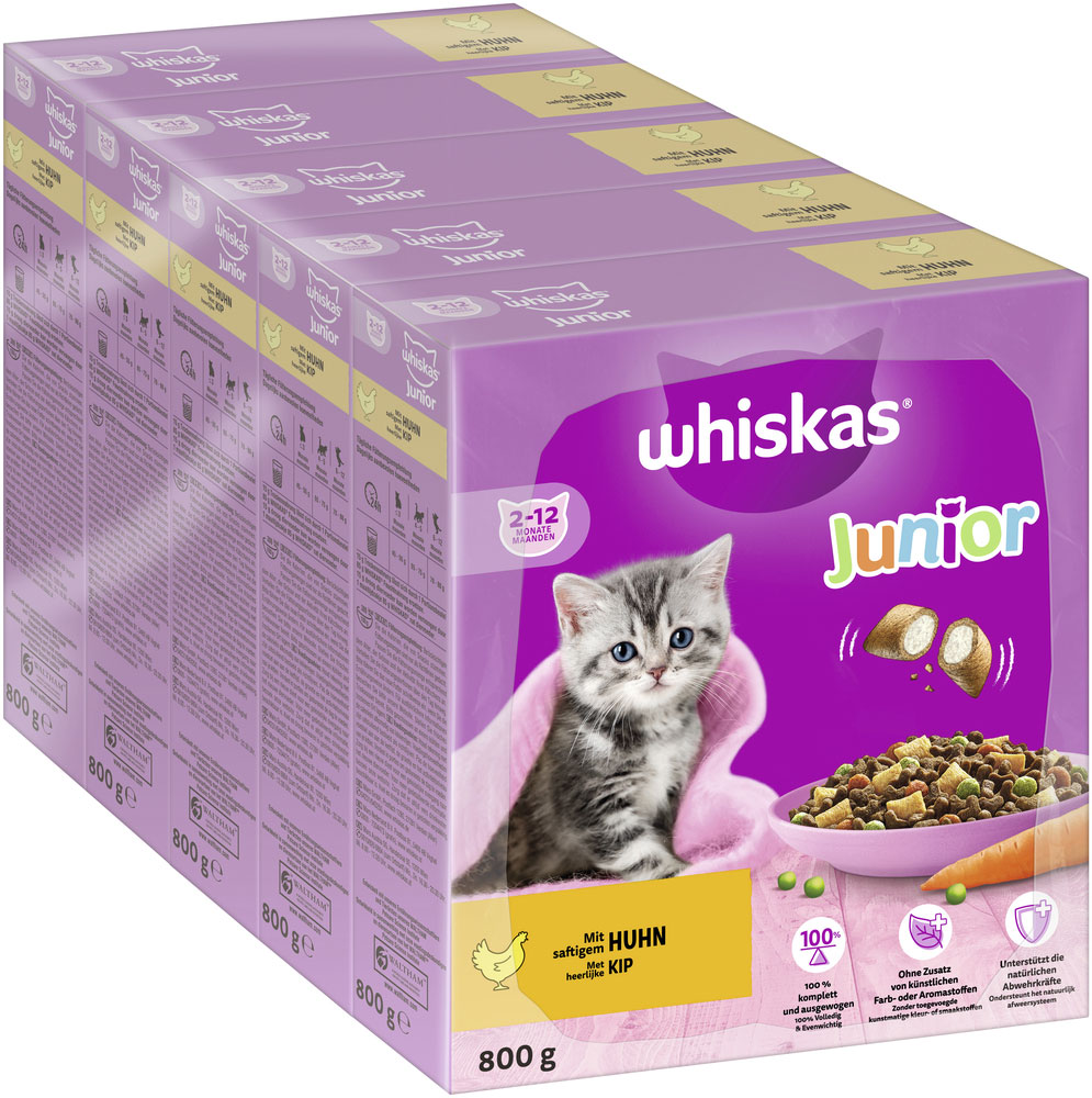 Whiskas - Junior mit Huhn - 1 x 800g - 2