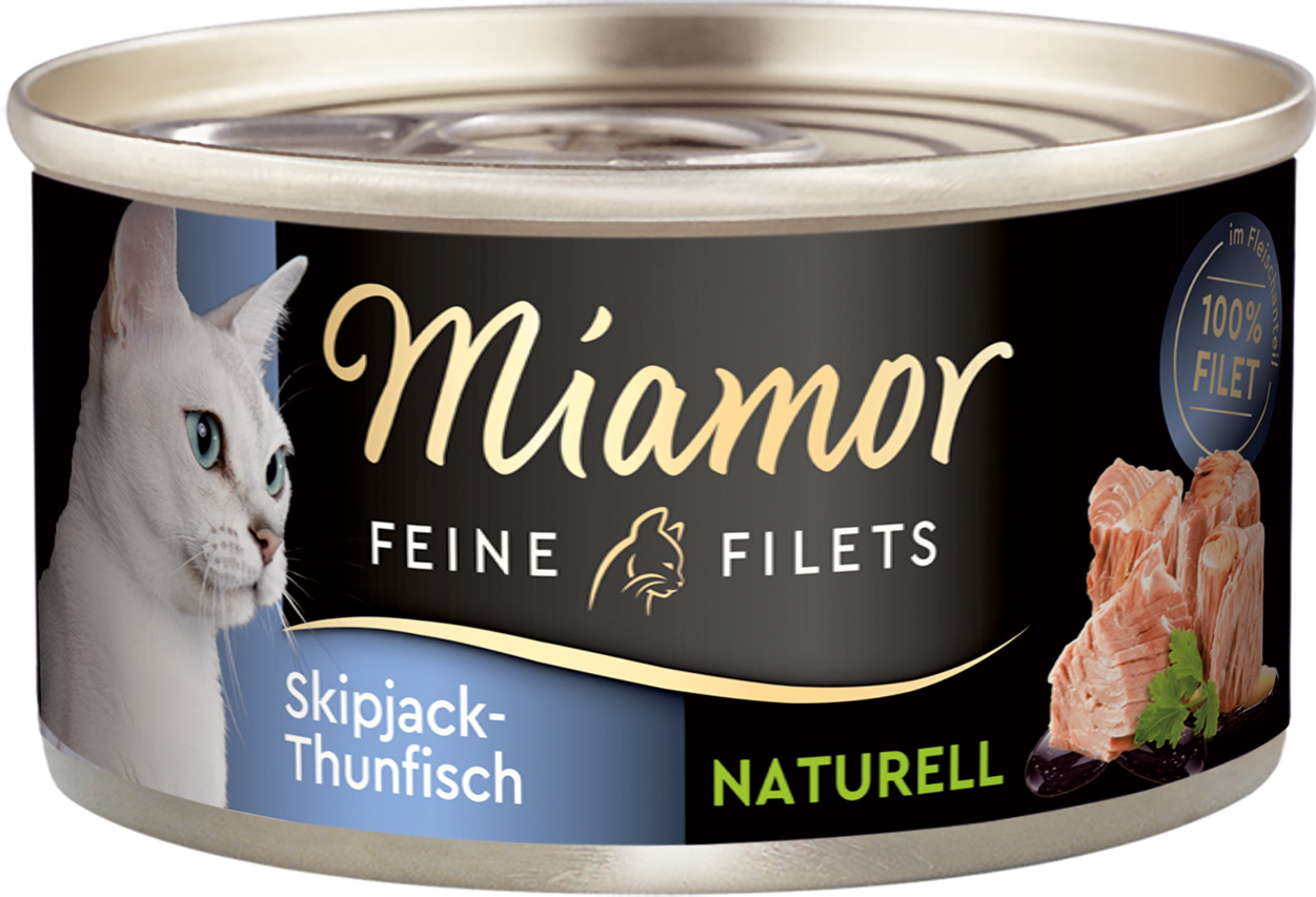 Feine Filets naturelle in Fleischsaft Skipjack-Thunfisch
