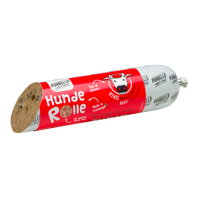Purbello - Hunderolle mit Rind - 1 x 400g - 3