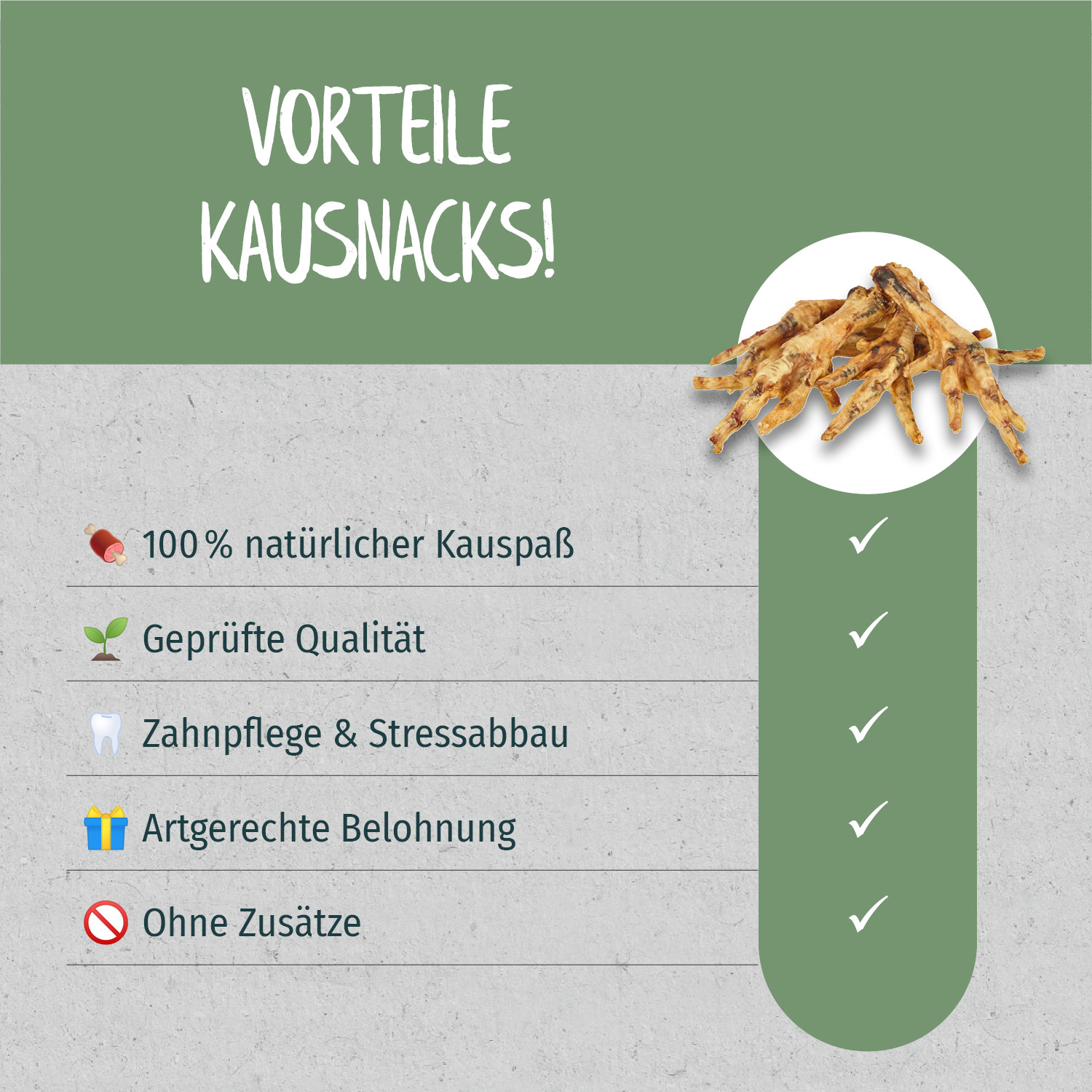 Primox - Hühnerfüße 175g - 6 x 175g - 3