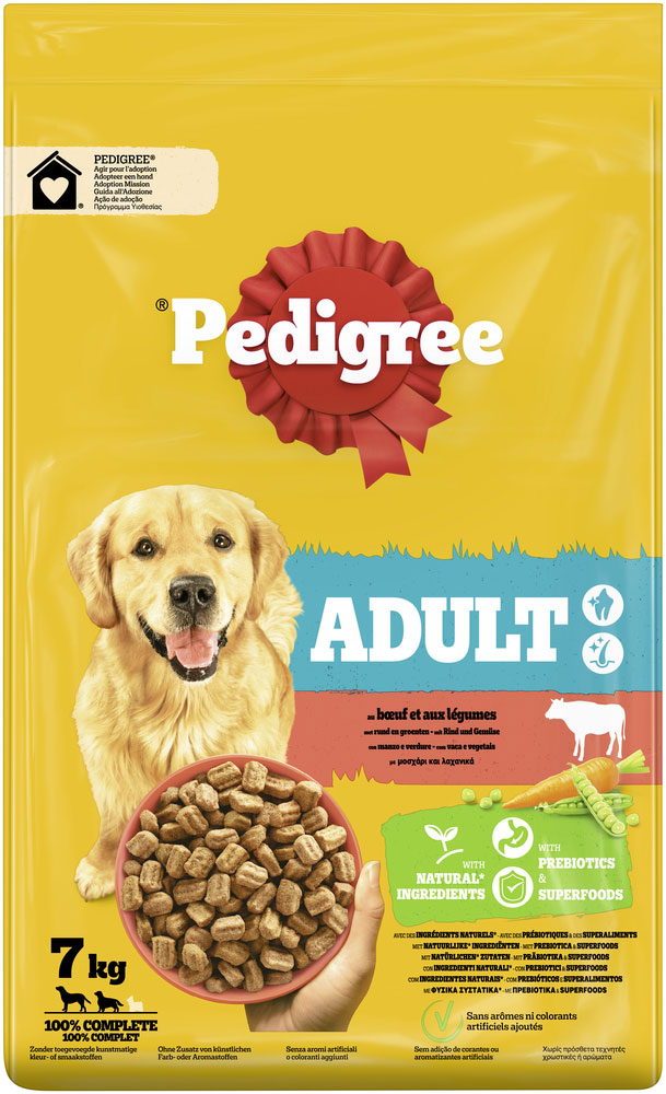 Pedigree - Adult Rind + Gemüse - 1 x 7kg - 2