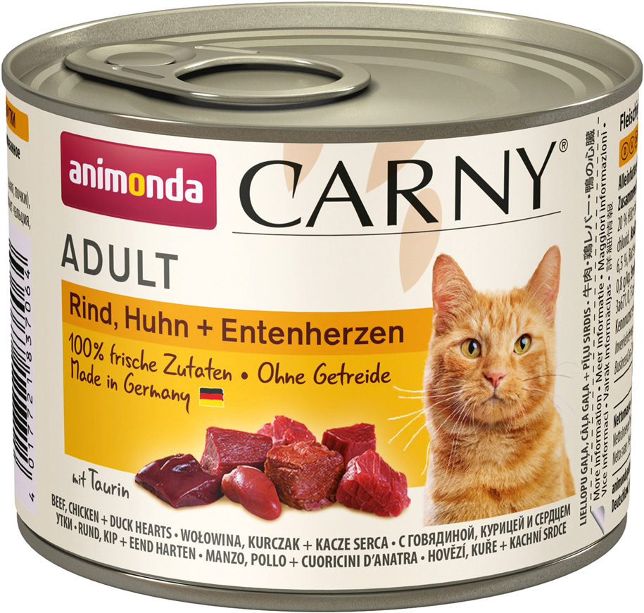 Adult Rind, Huhn + Entenherzen