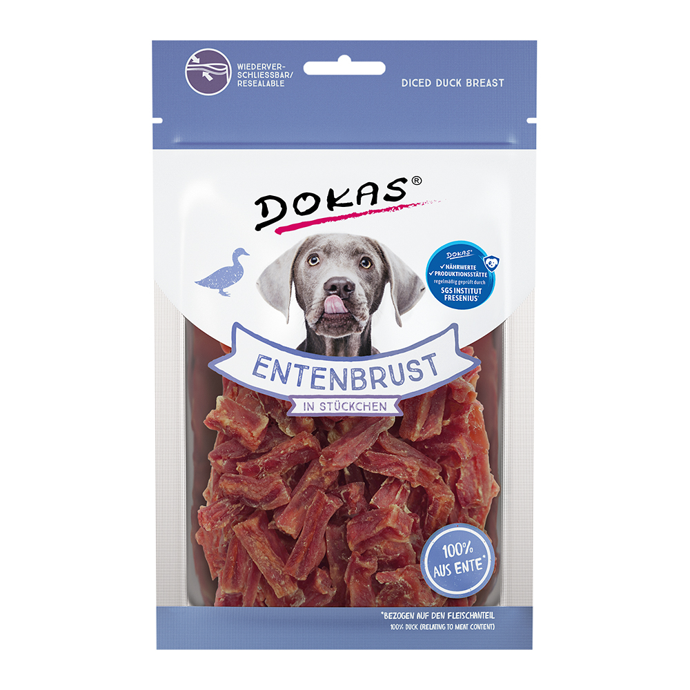 Entenbrust in Stückchen