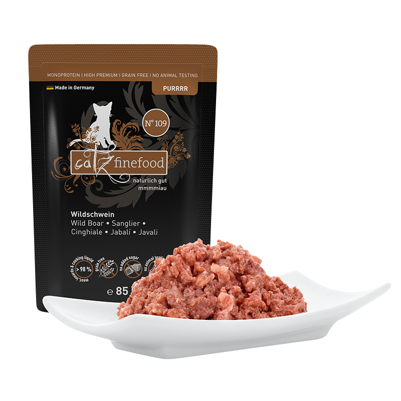Catz Finefood - Purrrr No. 109 Schwein - 16 x 85g - 3