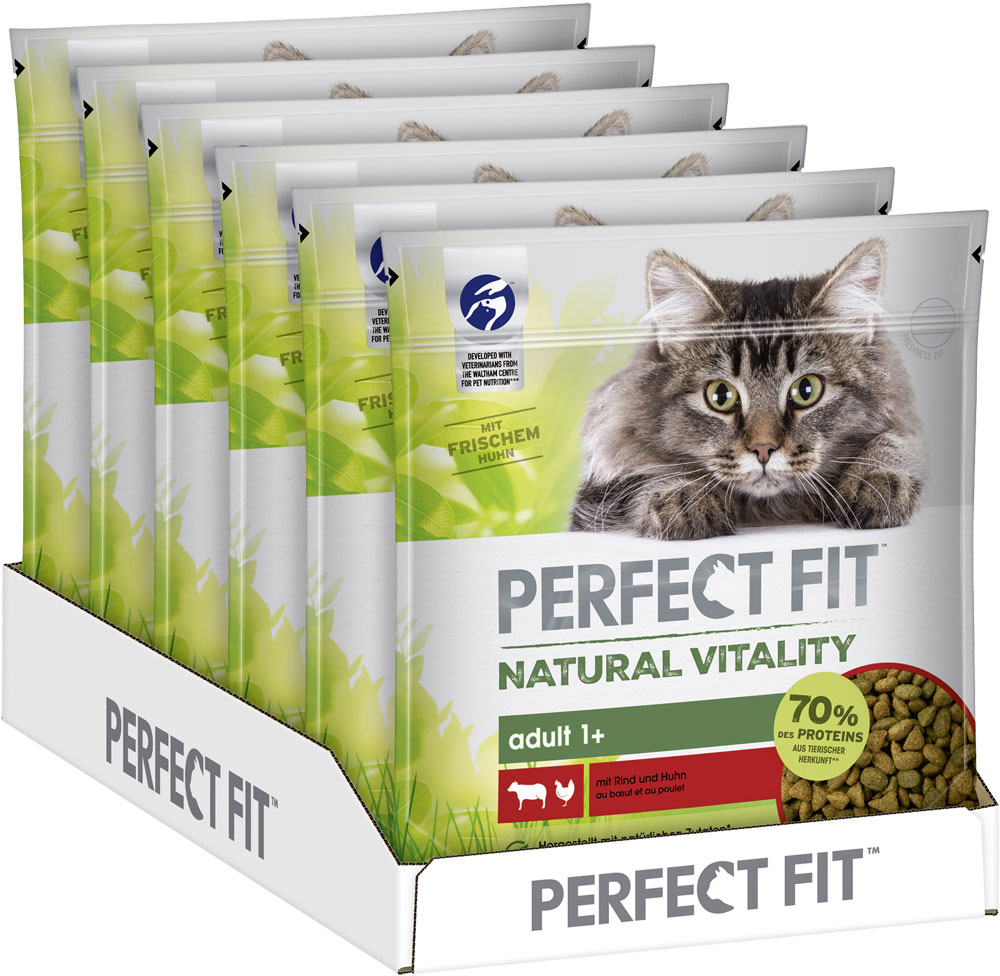 Perfect Fit - Natural Vitality mit Huhn&Rind Adult 1+ - 1 x 650g - 3