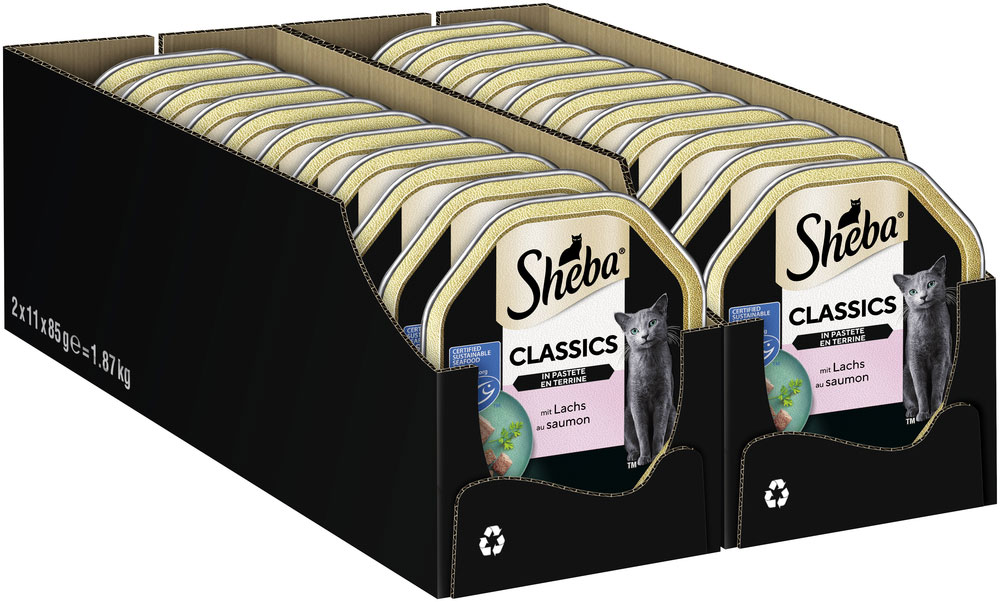 Sheba - Classic Lachs MSC - 22 x 85g - 2