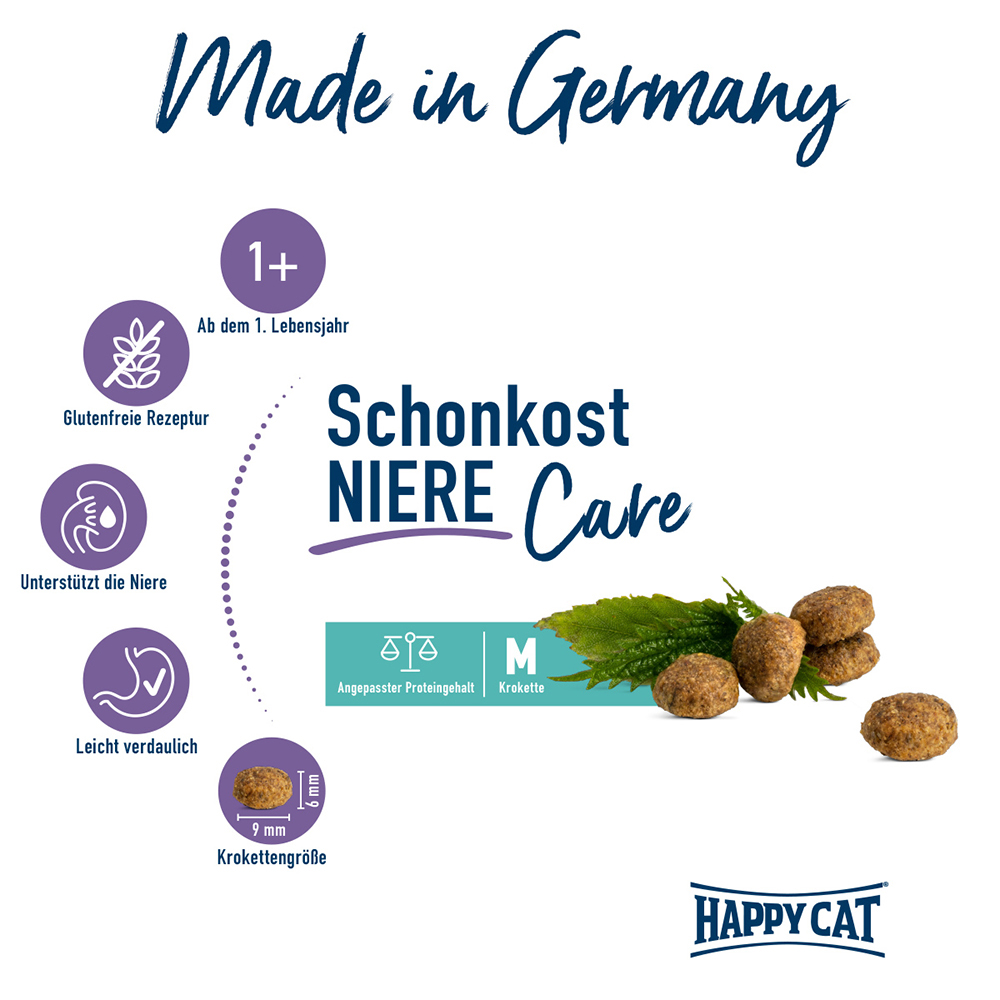 Happy Cat - Care Schonkost Niere - 1 x 300g - 2