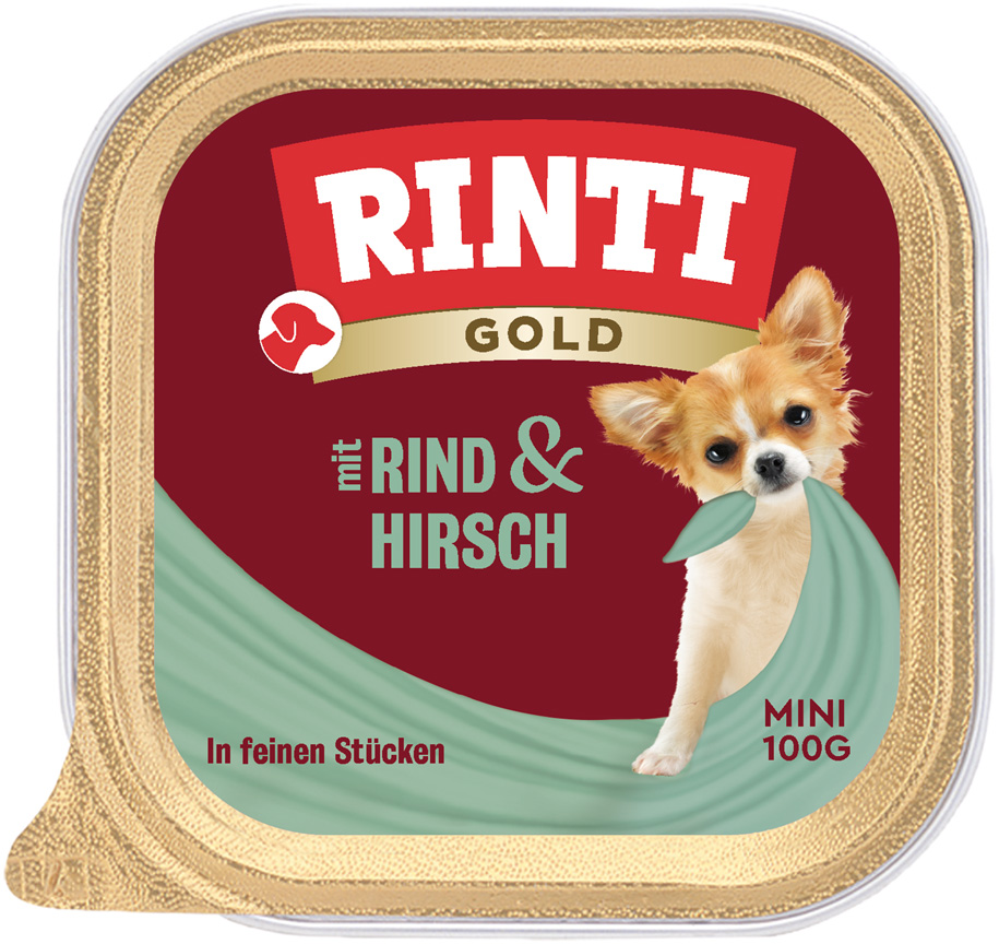 Gold mini Hirsch & Rind