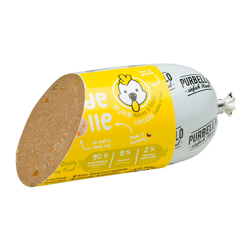 Purbello - Hunderolle mit Huhn - 1 x 200g - 3