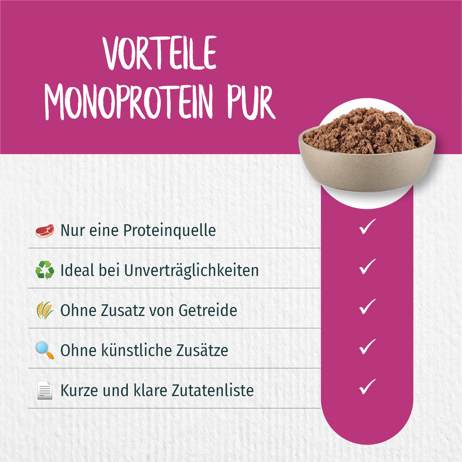 Primox - Hunde Nassfutter Pferd PUR 6 x 400G - 6 x 400g - 4