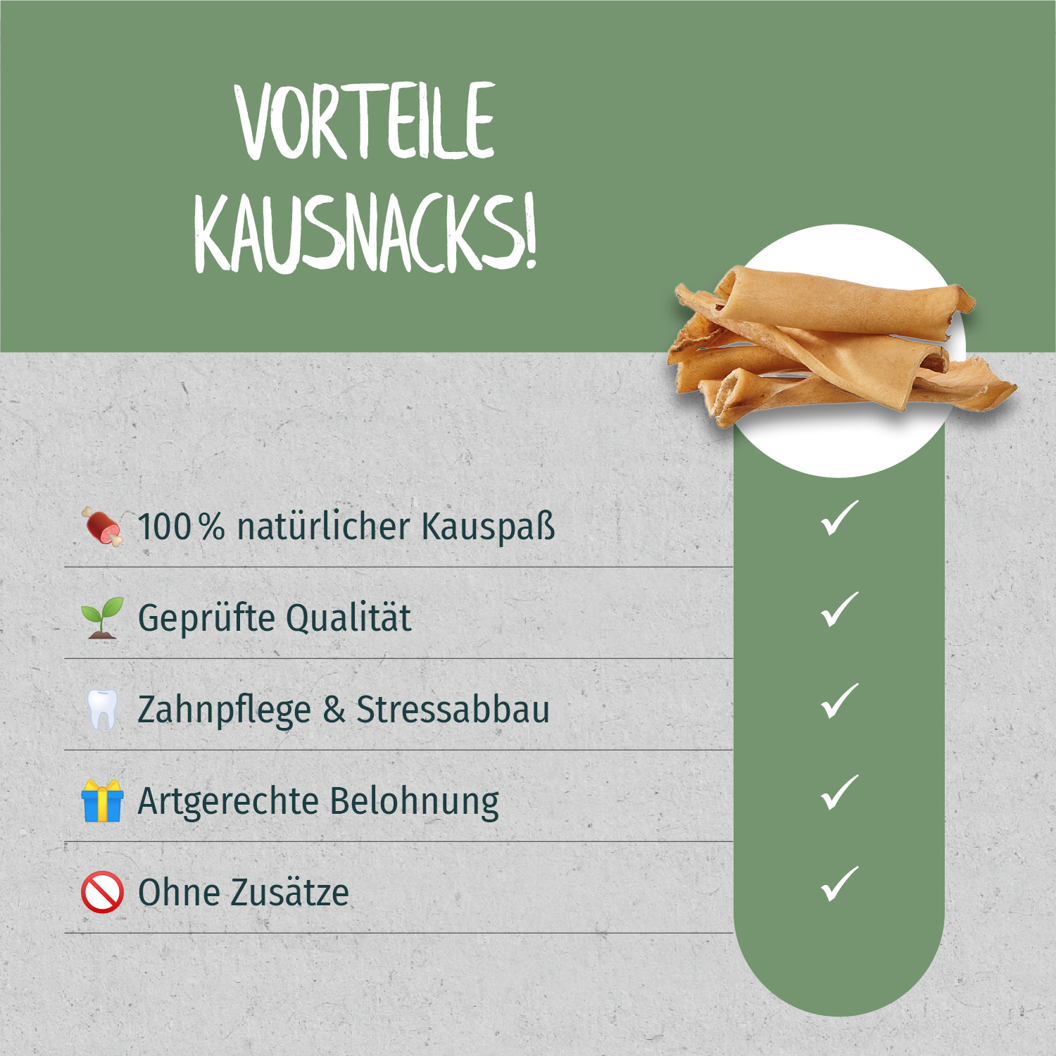 Primox - Rinderkopfhaut 500g - 1 x 500g - 3