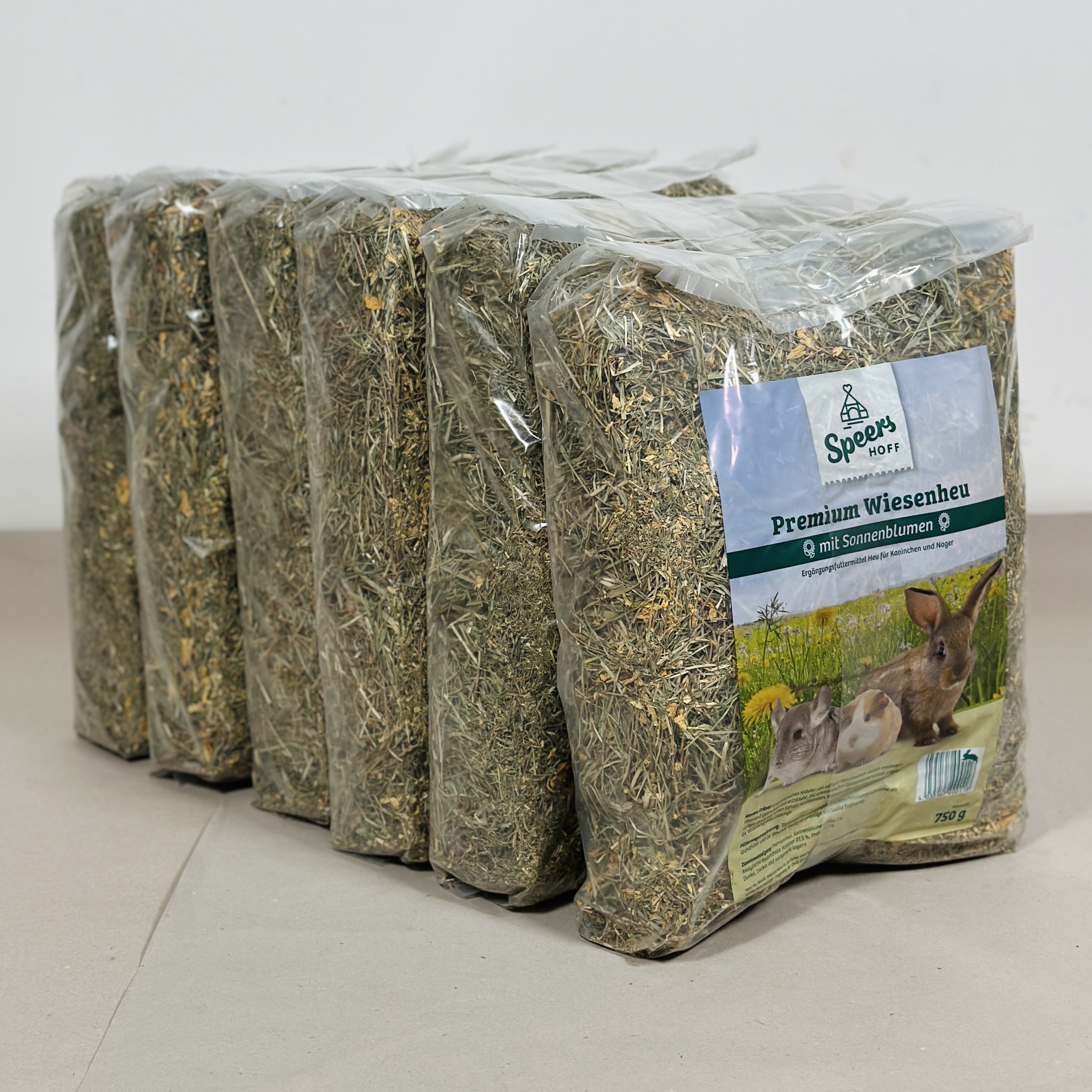 Speers/Marschhof - Premiumheu mit Sonnenblumen - 1 x 750g - 2