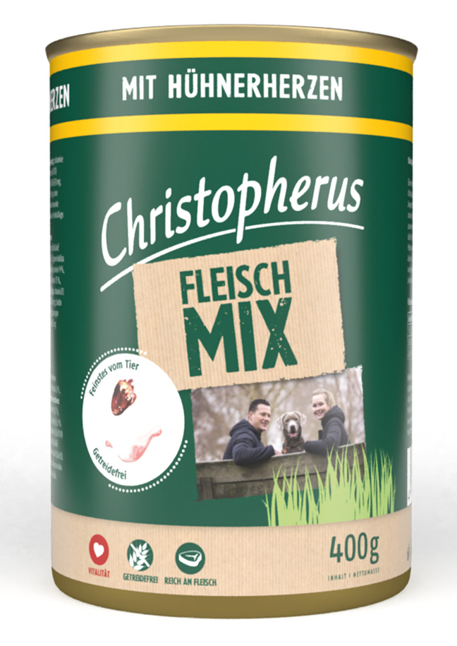 Fleischmix mit Hühnerherzen