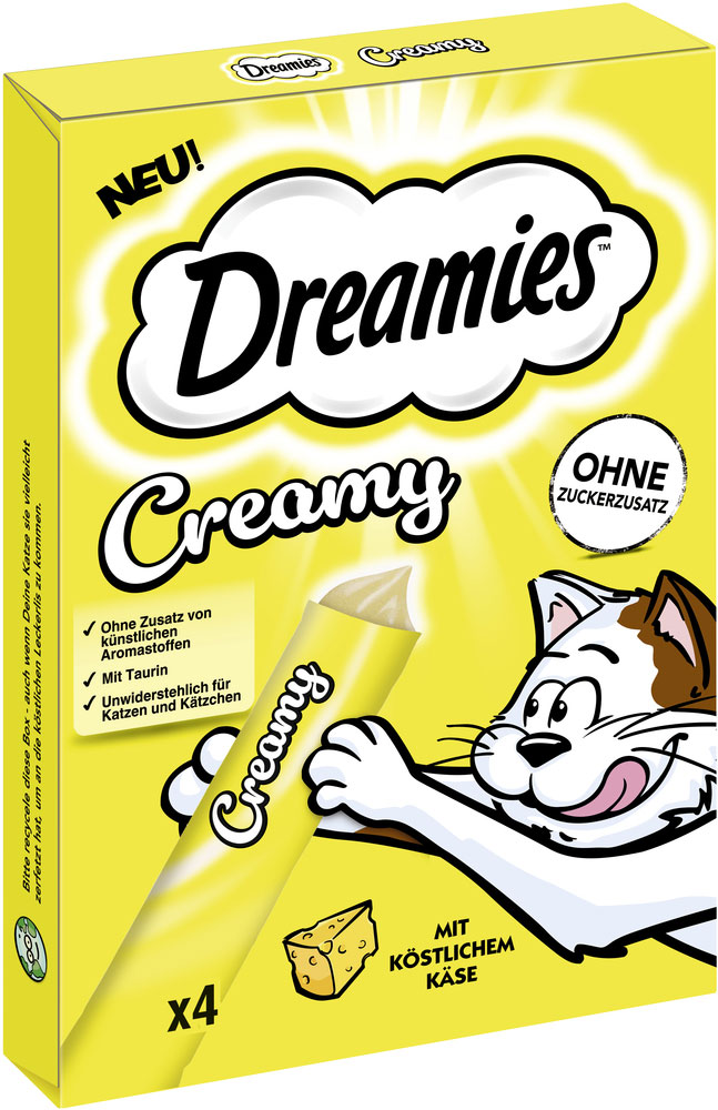 Dreamies - Creamy Multipack Käse - 11 x 4x10g - 2