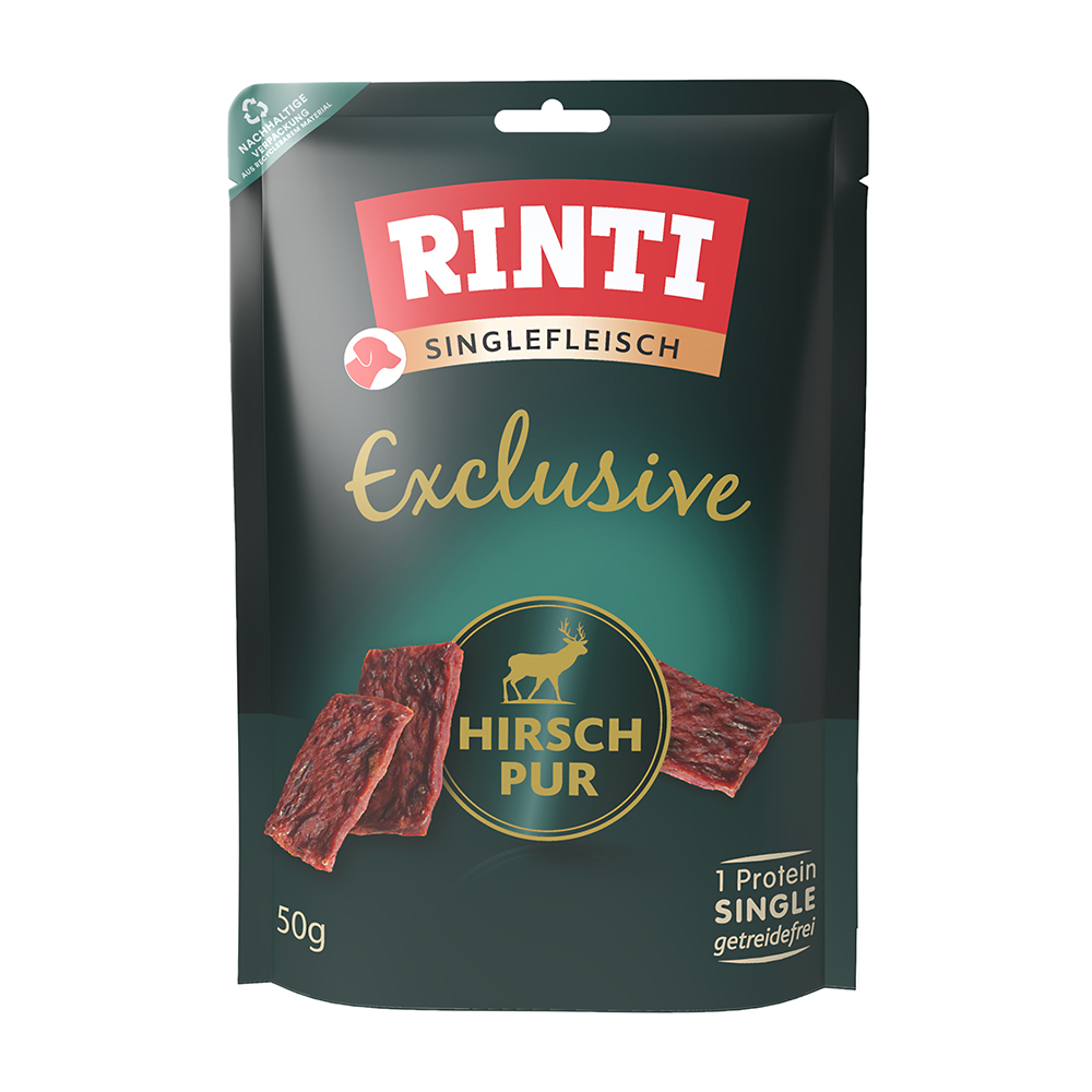 Singlefleisch Exclusive Snack Hirsch pur
