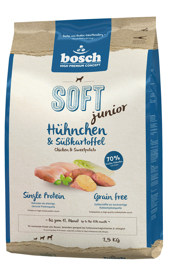 Soft Junior Hühnchen & Süßkartoffel
