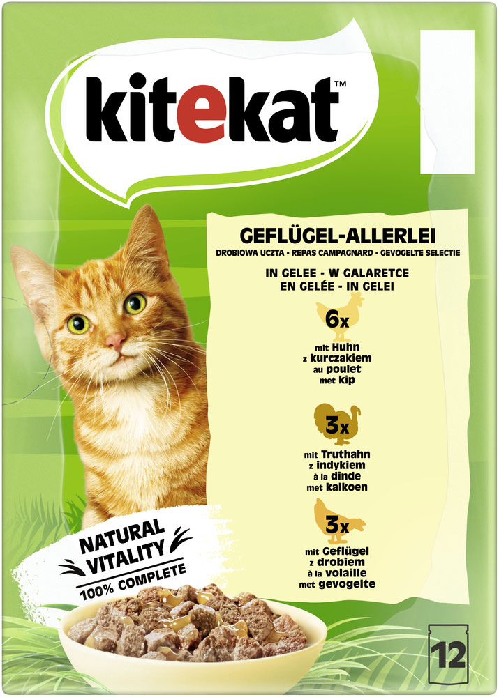 Kitekat - MP Geflügel Allerlei - 4 x 12X85g - 5