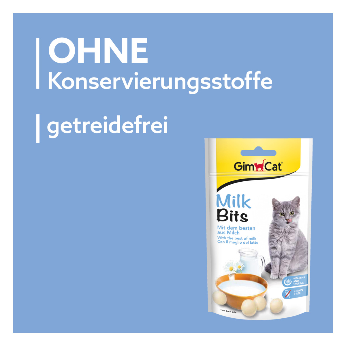 GimCat - Milk Bits - 8 x 40g - 4